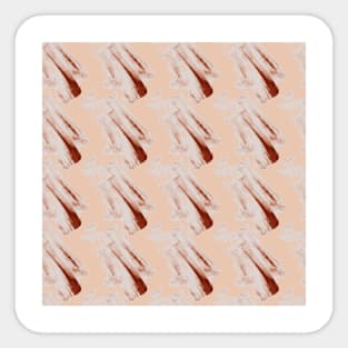 Light stripes on a beige background, abstraction Sticker